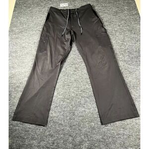 Zavate Uniforms Scrub Pants‎ Mens Large Black Stretch Cargo Pockets Drawstring
